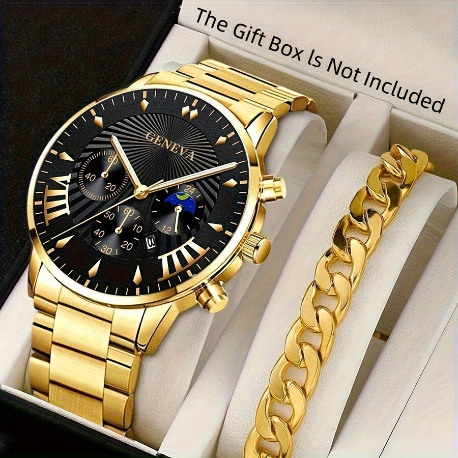 Pack of 2 Classic Luxury Watch for Men / Boys